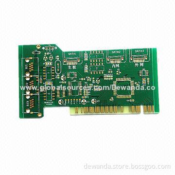 FR-4 PCB with Gold Finger, 2/4/6/8/10 layers